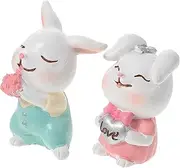 QUMIIRITY Adorable Cartoon Resin Ornament for Cake Decoration Fun Home and Car Decor for Office Desk Table Balcony and Auto Car Accessories Lasting Use