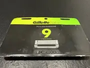 GilletteLabs Men's Razor Blade Refills 9 Pack - Heated & Exfoliating Razors New