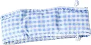 JISADER Cooling Bandana for Dogs, Scarf with Recyclable Ice Packs, Neck Wrap for Summer Activities, Blue and M