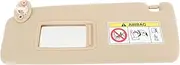 Left Driver Side Sun Visor Replacement for Prado 2010 to 2023 Left Hand Drive, Automotive Sun Visor Replacement with Mirror, Simple and Elegant Design, Easy Installation (Left)