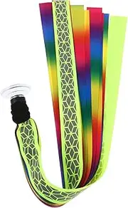 WOONEKY Motorcycle Helmet Streamer Ribbon Helmet Decoration Suction Cup Easy Install for Boys and Girls and Adults