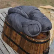 Corriedale Wool Tops roving Storm DHG 50g needle and wet felting spinning