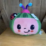 Cocomelon Plush Round 14” Pillow Cuddle Watermelon Childrens Decorative