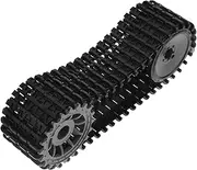 1 Set Tank Tracks for Robot Remote Control Tank Model Wheels for Authentic Design and Efficient Drive System Construction Black
