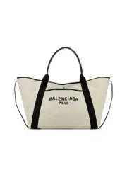 Balenciaga Navy Revamp Tote L