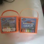 NEW Chalk City Sidewalk Chalk Jumbo Chalk Non-Toxic Washable, Art two Sets of 20