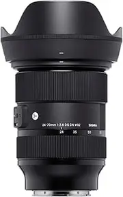 [Sigma] 578965 24-70mm f/2.8 DG DN Art Lens for Sony E-Mount, Black
