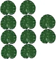 10pcs Lotus Leaf Props Floating Lotus-Leaf Ornament Fake Lotus Leaves for Pond