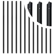 25 Pack Metal Deck Balusters 32.25'' Deck Spindles for Wood Composite Staircase