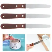 3pcs Waxing Sticks Stainless Steel Hair Removal Waxing Spatulas Depilation A HR6