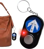 Traffic Light Keyring, Pedestrian Fire Button Keyring, Ideal for Teens, Boys, Girls, Friends and Family Use for Night, Camping, Hiking and Outdoor Activities