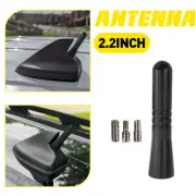 1/2X AM/FM radio 2.2IN Antenna Short Aerial Stubby Bee Sting Black With 3 Screws (for: Honda)