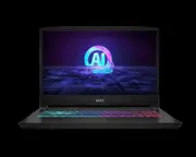 MSI Katana A15 AI B8VF-409AU 15.6inFHD Ryzen7-8840H RTX4060-8GB 16GB RAM 2x8GB 512GB SSD WiFi-6 Win11Home 1YR WRT Black