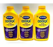 Dr. Scholl's Odor X Ultra Fighting Foot Powder All Day Absorbs Sweat PACK of 3