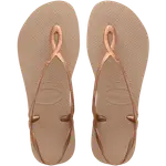 HAVAIANAS 哈瓦士 女款 LUNA 玫瑰金 8字涼鞋 拖鞋 夾腳拖 海灘鞋＊夏日微風＊