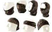 Mossy Oak Break Up Quik Camo Quik Cover Convertible Face Mask Neck Gator Beanie