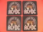 4 x Neoprene Drink Coasters 10cm x 10cm - AC/DC Highway to Hell -YOUR DESIGN