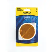 Sandleford Round Amber Reflector