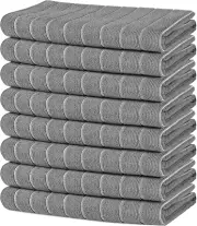 Microfiber Towels-8Pack, Soft Absorbent Dish Towels, Multi-Purpose Kitchen & Tra