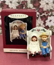 Hallmark Christmas Keepsake Ornament Our Little Blessings Handcrafted 1995