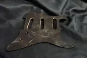 Fender Stratocaster distressed pickguard leather new dark gray