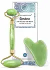 ROSELYNBOUTIQUE Jade Roller Gua Sha Facial Tools Set - Beauty Skin Care Green