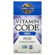 Garden of Life, Vitamin Code®, Whole Food Multivitamin For Men, 240 Vegetarian Capsules