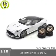1/18 Aston Martin DB12 DB 12 White Black Top Diecast Model Toy Car