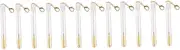 FRCOLOR 3sets Acrylic Material Eyelash Tube Brush Set Reusable Detachable Lash Wands for Makeup Artists Beginners 4pcs*3