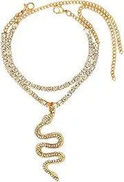 AFGYASW Pink Full Rhinestone Butterfly Anklets Bracelet Jewelry for Women Crystal Tennis Chain Anklet Accessories