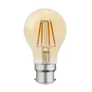 Lumenovo 4W B22 2700K A60 LED Filament Globe Brown