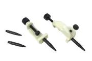 Compact Adjustable Trammel Head Set Beam Compass, Pencil Holders, Hardened Point