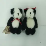 Boyds Bears Hsing/Hsing & Ling-Ling #568002 Plush Panda Pair Noah’s Ark