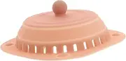 Anti-Odor Drain Mat Kitchen Sink Drain Cover Bathroom Sink Seal Silicone Cover for Odor Prevention