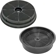 SPARES2GO Carbon Charcoal Vent Filter for CDA Cooker Extractor Hood (Pack of 2 Filters)