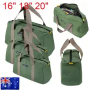 Canvas Hand Tool Bag Waterproof Tote Big Storage Toolkit Heavy Case Duty Pouch