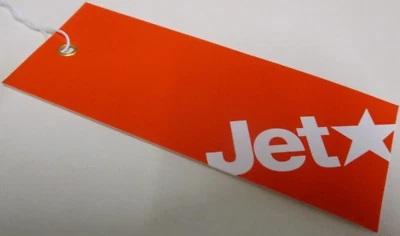 Jetstar Airways - Branded Luggage or Bag Tag - Airline Name and Logo - New