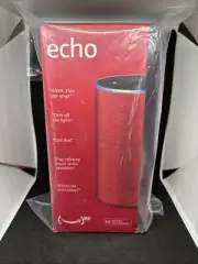 Sealed-New Amazon Echo 2nd Generation Red Smart Speaker w/Alexa Voice-BT-WiFi