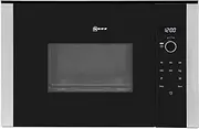NEFF HLAWD23N0B N50, Built-in Microwave Oven with Automatic Programmes,Control Dial & One-Touch Buttons Side-opening hinged door Black & Stainless Steel