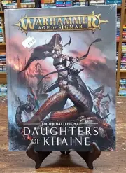Warhammer Age of Sigmar Order Battletome Daughters of Khaine with FREE SHIPPING