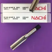 1pc NACHI 9/16” - 18 NF Bottom Tap; GH3; L911 - 64232; HSS Machinist