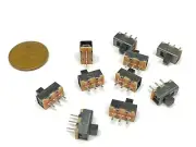 10 pieces Slide Switch SS-12F17 1P2T 3Pin 2 Position SPDT on/off E19