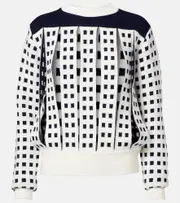 [JW Anderson] JW Anderson Jacquard sweater UK 14 blue