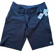 Volcom Repreve Swim Shorts Black Size 0 NWT