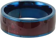 Smart NFC Ring, Ntag213 Chip Wearable Smart Ring for Unlock Smart Door Locks, Card Recharge, Unlocking Smartphones, Lightweight Intelligent Ring for Mobile Phone (Blue)