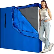 Dreamz Mattress Bag Mattresses Protector Plastic Moving Storage Dust Cover Carry Bed Waterproof Zipper Packing Reusable Disposal, Extra Thick Heavy Duty, with Handles, Double
