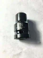 PITTSBURGH PRO 7/16" x 1/2" DR IMPACT SOCKET CR-MO 6Pt Free Shipping