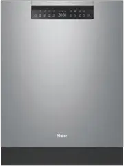 Haier Built Under Steam Dishwasher Stainless Steel