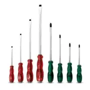 New Sidchrome 8pce Industrial Thru Tang Screwdriver Set SCMT29110 Magnetic Tip