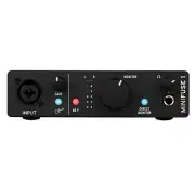 Arturia MiniFuse 1 1-In/2-Out USB-C Audio Interface w/ 1x XLR Combo Input, Black